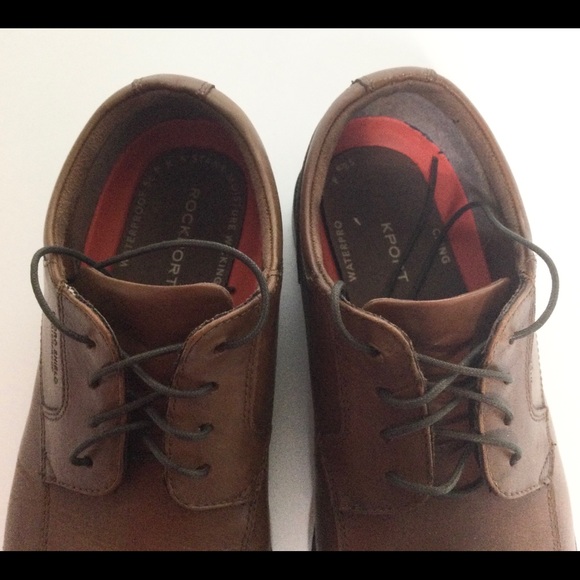 Rockport Waterproof Hydrosheild Leather Men’s 7 - Picture 3 of 7
